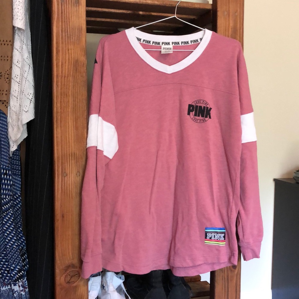 PINK long sleeved loose top